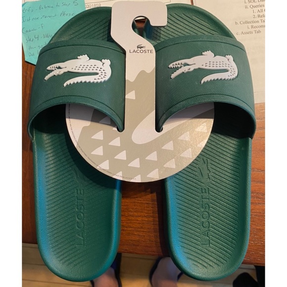 Lacoste Other - Men’s Lacoste Pre Owned Sandals 10